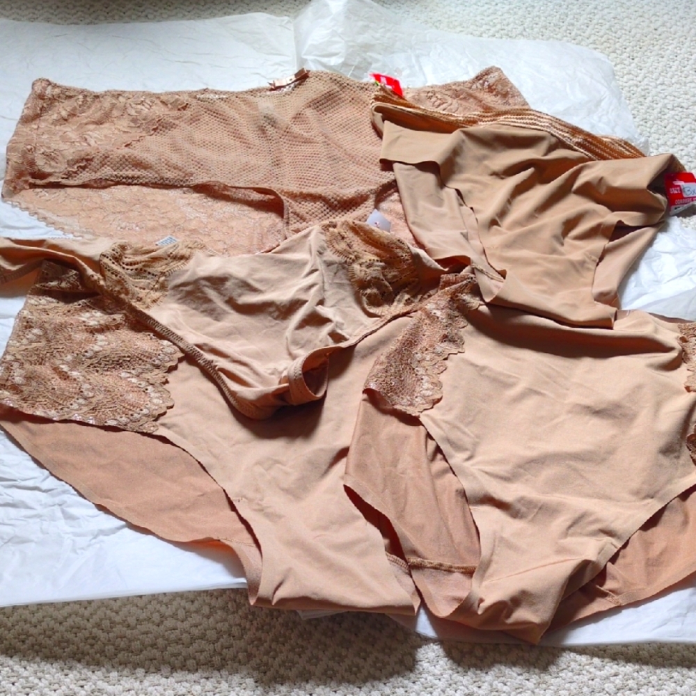 NWT Ava & Viv 3x Plus Suze Comfort Panties Lot Of 5